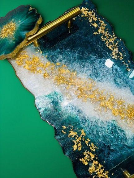 Resin Serving | Vanity Tray